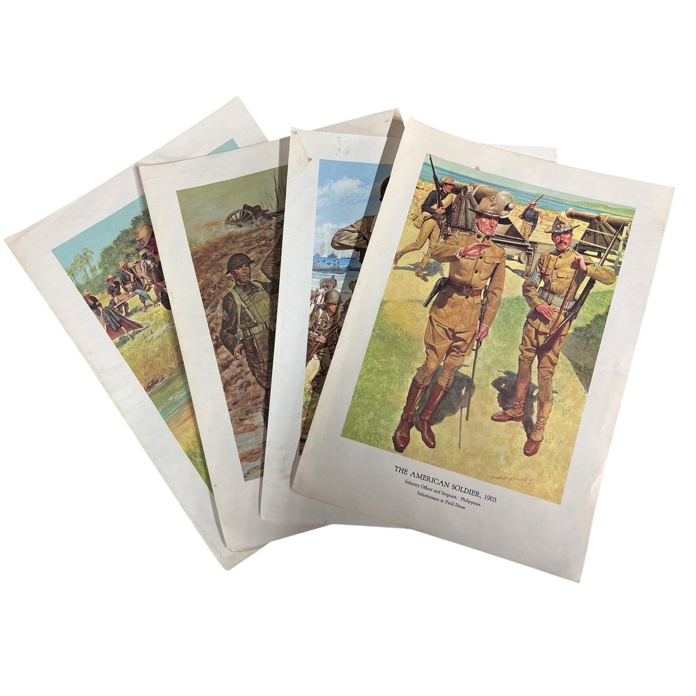 The Ameican‎ Soldier (Office Chief Of Military History set of 4,see description